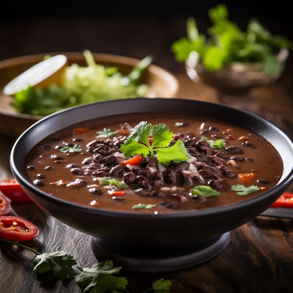 Flavorful Black Bean Soup - Keto Friendly