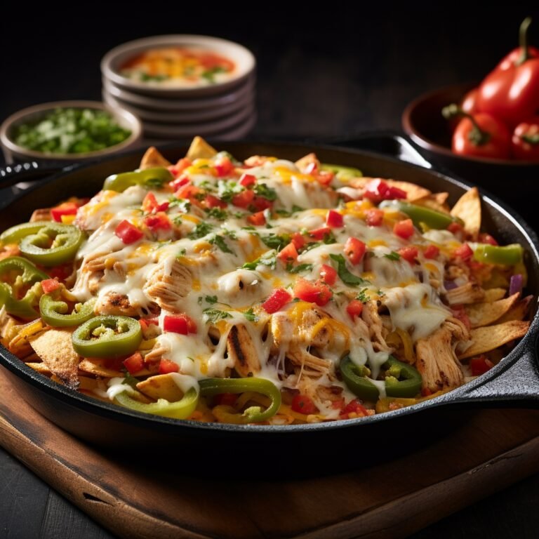 Cheesy Chicken Enchilada Skillet: