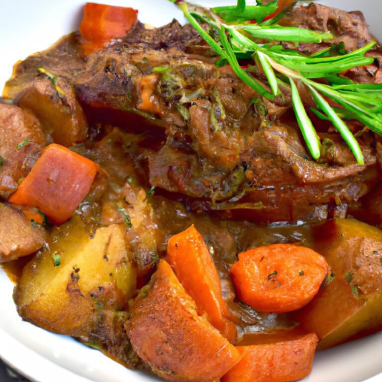 Recipe: Carrots, Potatoes and Rosemary Sprig Stew.