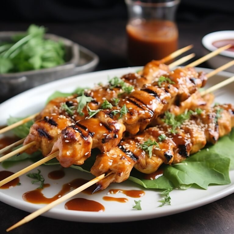 Bang Bang Chicken Skewers