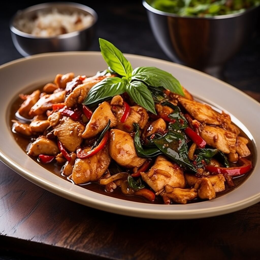 Spicy Thai Basil Chicken