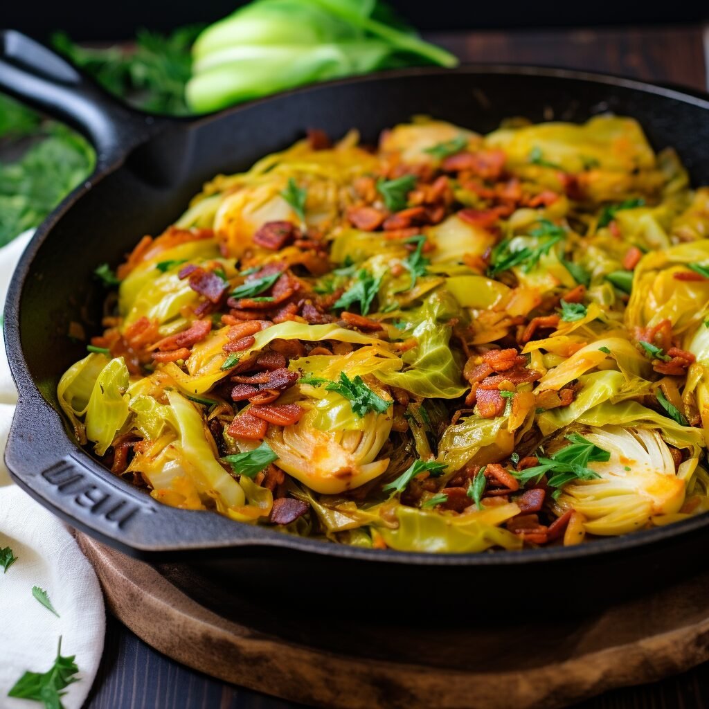 Spanish Skillet Cabbage
