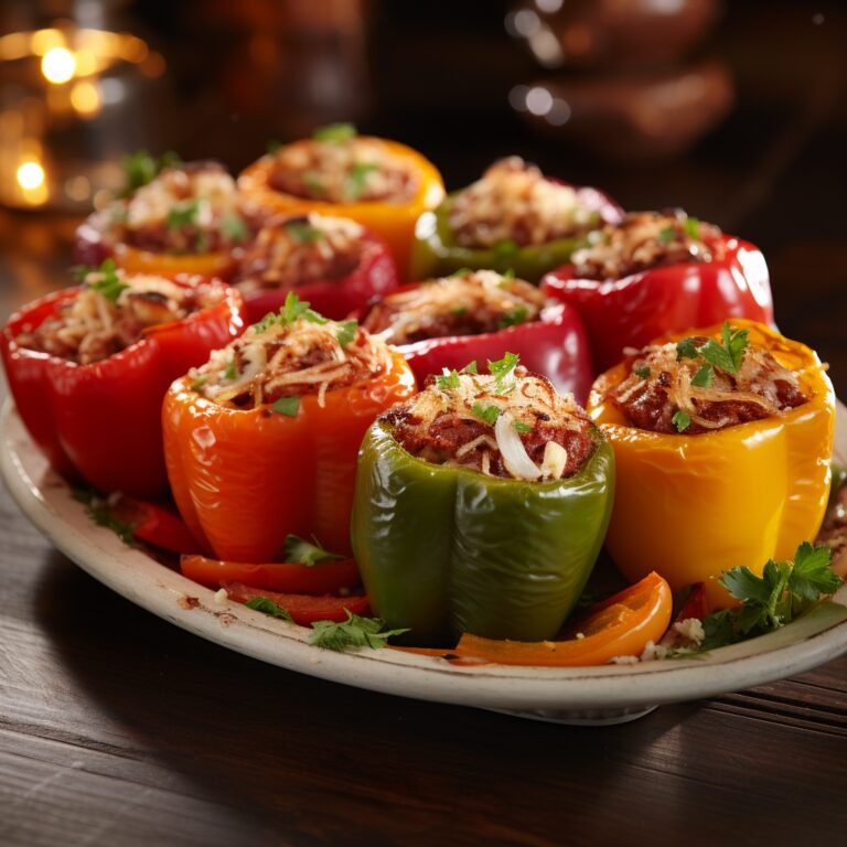 Mediterranean Stuffed Peppers