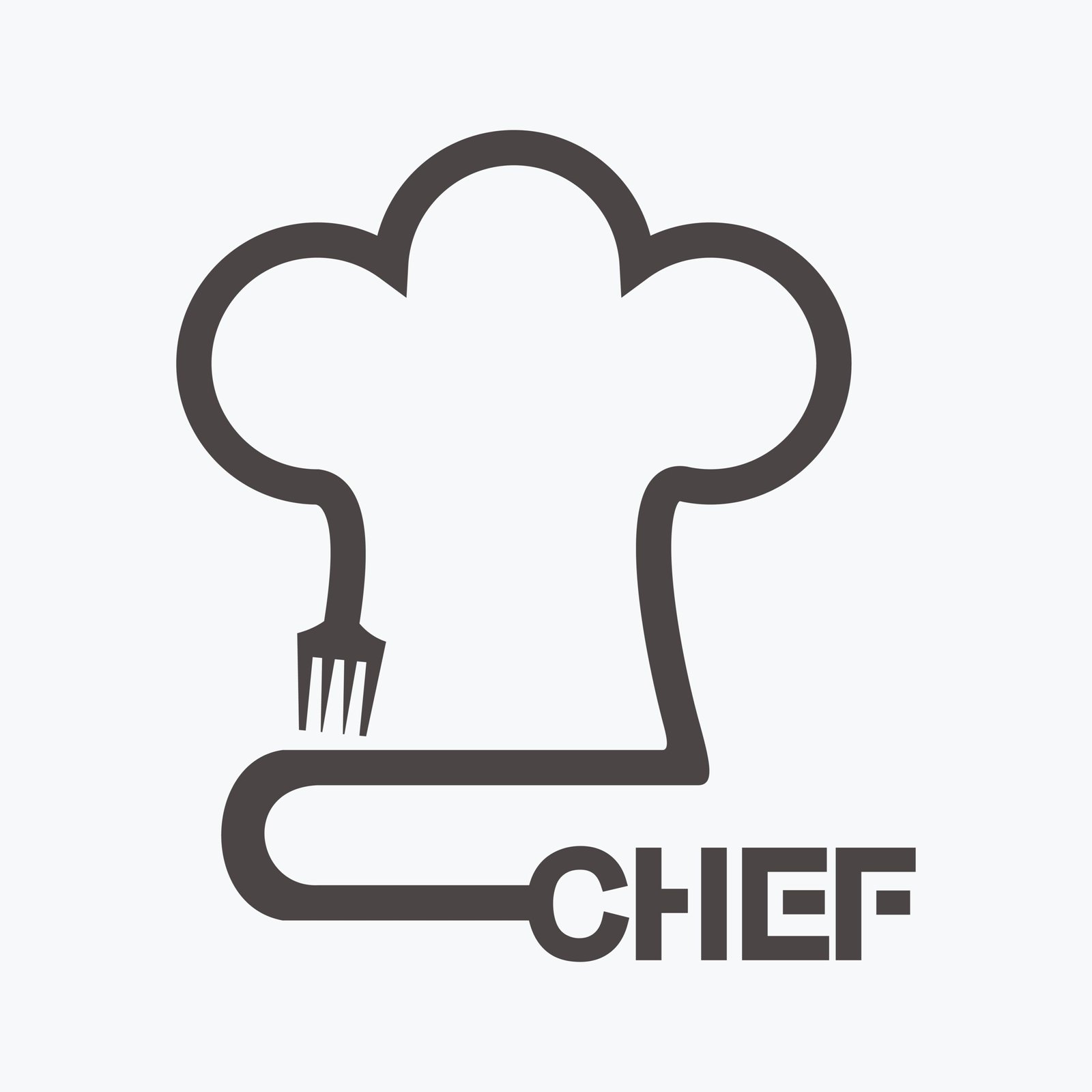 Description: A chef hat logo on a white background, representing a recipe.